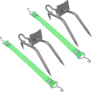 1 Pair Tree Climbing Spikes Shoes with Stretch Straps Durable Carbon Steel Climbing Tool Tree Work and