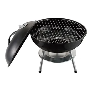 14-Inch Portable Charcoal Grill - Compact and Versatile for Grilling On-the-Go