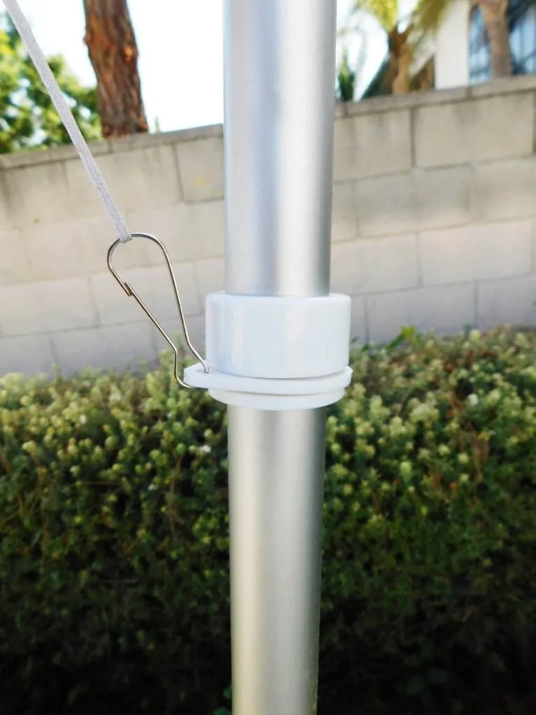 16ft Convertible Advertising Flag Pole & Ground Spike Kit