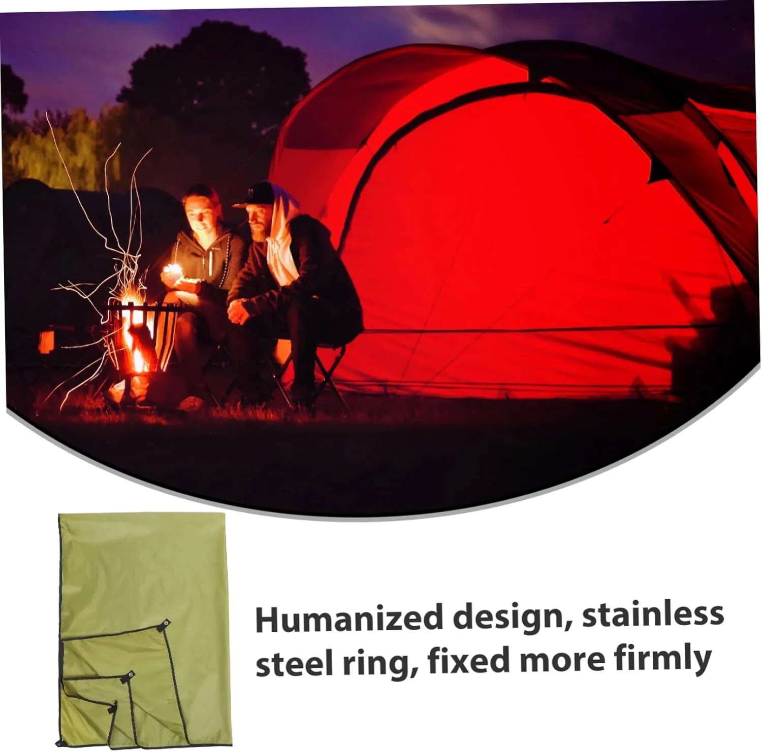 1pc Oxford Cloth Waterproof Mat Beach Blanket Sandproof Camping Pad Picnic Ground Mat Uv Protection Tent