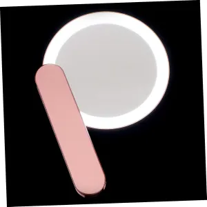 1pc Portable Mini Led Makeup Mirror Light Handheld Cosmetic Mirror for Women Design Compact and Convenient for Travel for Daily Use and