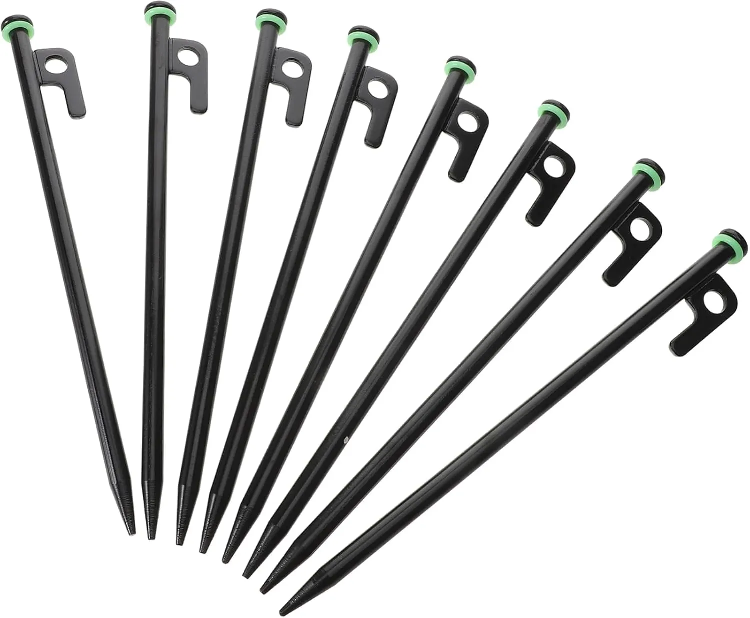 1set Tent Pegs Steel Tent Stakes Metal Stakes for Ground Tent Accessories Ground Stakes Heavy Duty Tent Poles Stakes for Outdoor Decorations Ground Screw Anchors Carbon Steel