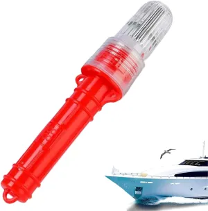 2025 New Boat Flares, Coast Guard Approved Boat Flares Kit, Waterproof Emergency Signals for Fishing Nets, Buoys & Boats,Electronic Boat Distress Flare,Boat Strobe & Safety Lights (1)