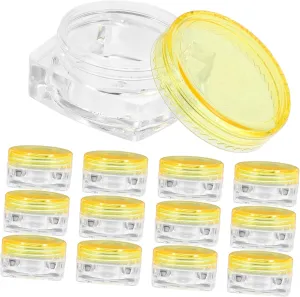 24 pcs Small Refillable Cream Containers Travel Jars with Lids for Creams Lightweight for Home Trips Leak Design Each