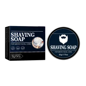 2x Men's Shaving Soap Rich Lather 50G 1.75oz Foaming Shaving Cream for Barber
