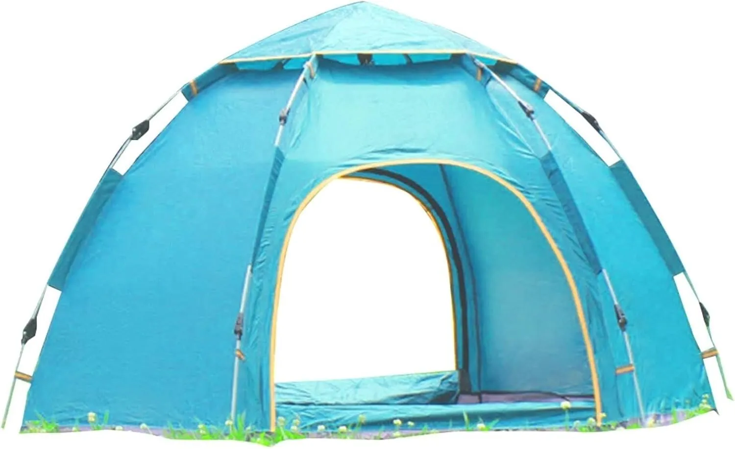 3-4 Person Pop-Up Camping Tent, Waterproof & Lightweight, Instant Setup, UV Protection, Portable with Carry Bag