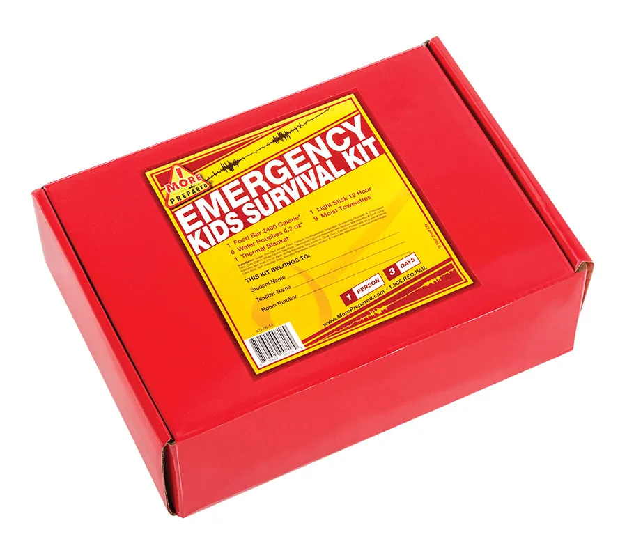 3 Day Kids Survival Kit in Box