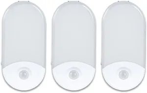 3-Pack 4-in-1 Power Failure Night Light – Plug-in LED Flashlight, Motion Sensor, Night Light & Emergency Light – Auto-On During Outage, Rechargeable for Home Safety & Preparedness