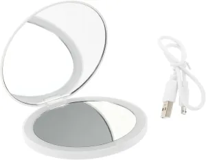 3 Sets Vanity Mirror Pocket Mirror Dressing Mirror with Lights LED Mirror Makeup LED Makeup Mirror Magnification View Mirror Compact Makeup Mini Woman Outdoor Abs Diode