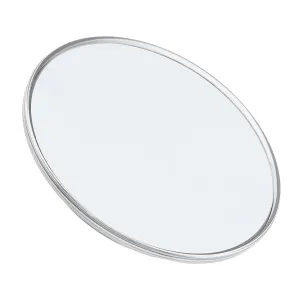 30X Magnifying Mirror with 3 Suction Cups, 6 inch Magnified Makeup Mirror, 30X Magnifying Suction Mirror, Compact & Travel Mirrors for Women, Girls (Silver)