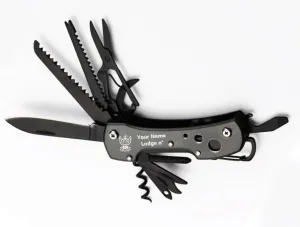 33rd Degree Scottish Rite Pocket Knife - Wings Up Multifunctional
