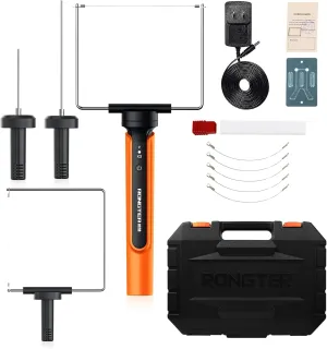 4 in 1 Hot Wire Electric Foam Cutter kit, Styrofoam Cutting Tool 15W/ 6V with Case, Heated Foam Carving Knife Kit. (Toolbox Orange)