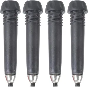 4Pcs Trekking Poles Tip Walking Hiking Stick Tip Universals Metal Tip for Standard Hiking Poles