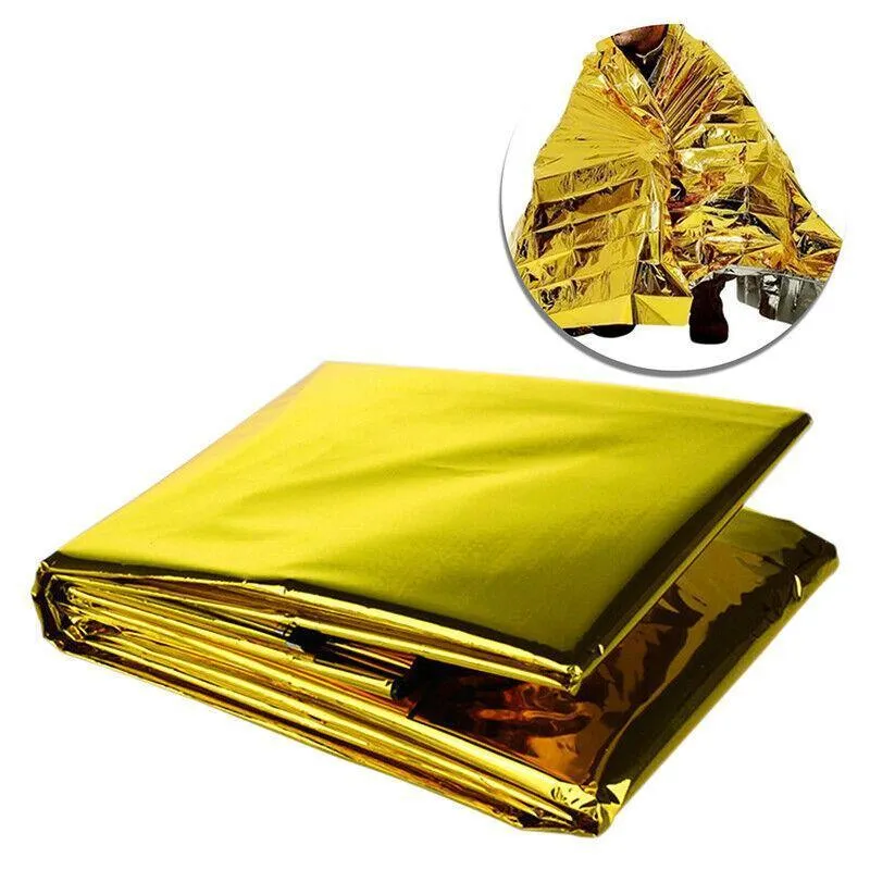 4X Space Blankets Premium Thermal Emergency Survival Camping Rescue First Aid