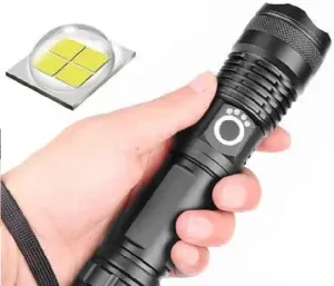 5 Mode LED Zoomable Waterproof Flashlight 100000LM Super Bright