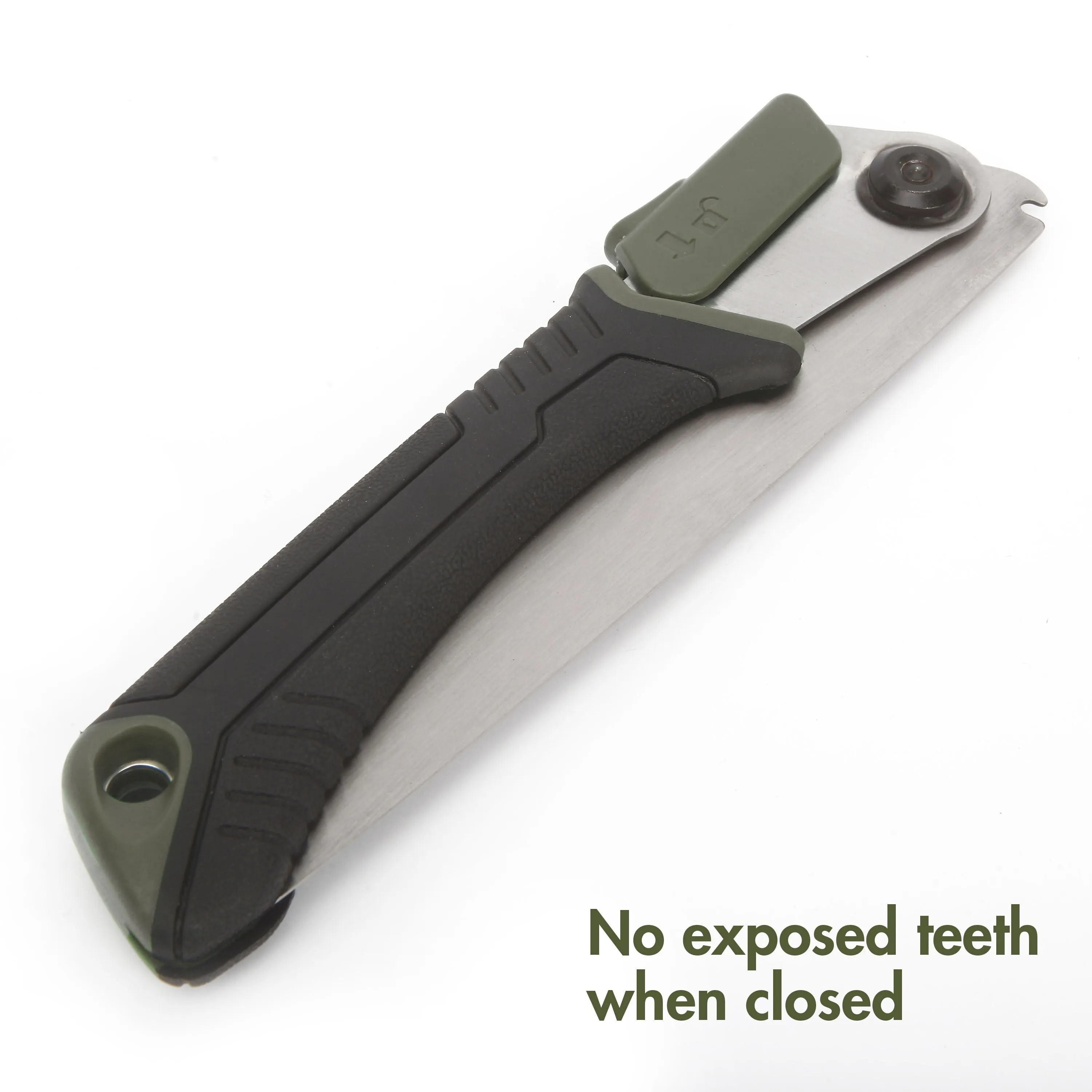 7-Inch Stainless Steel Folding Handsaw, Silver,