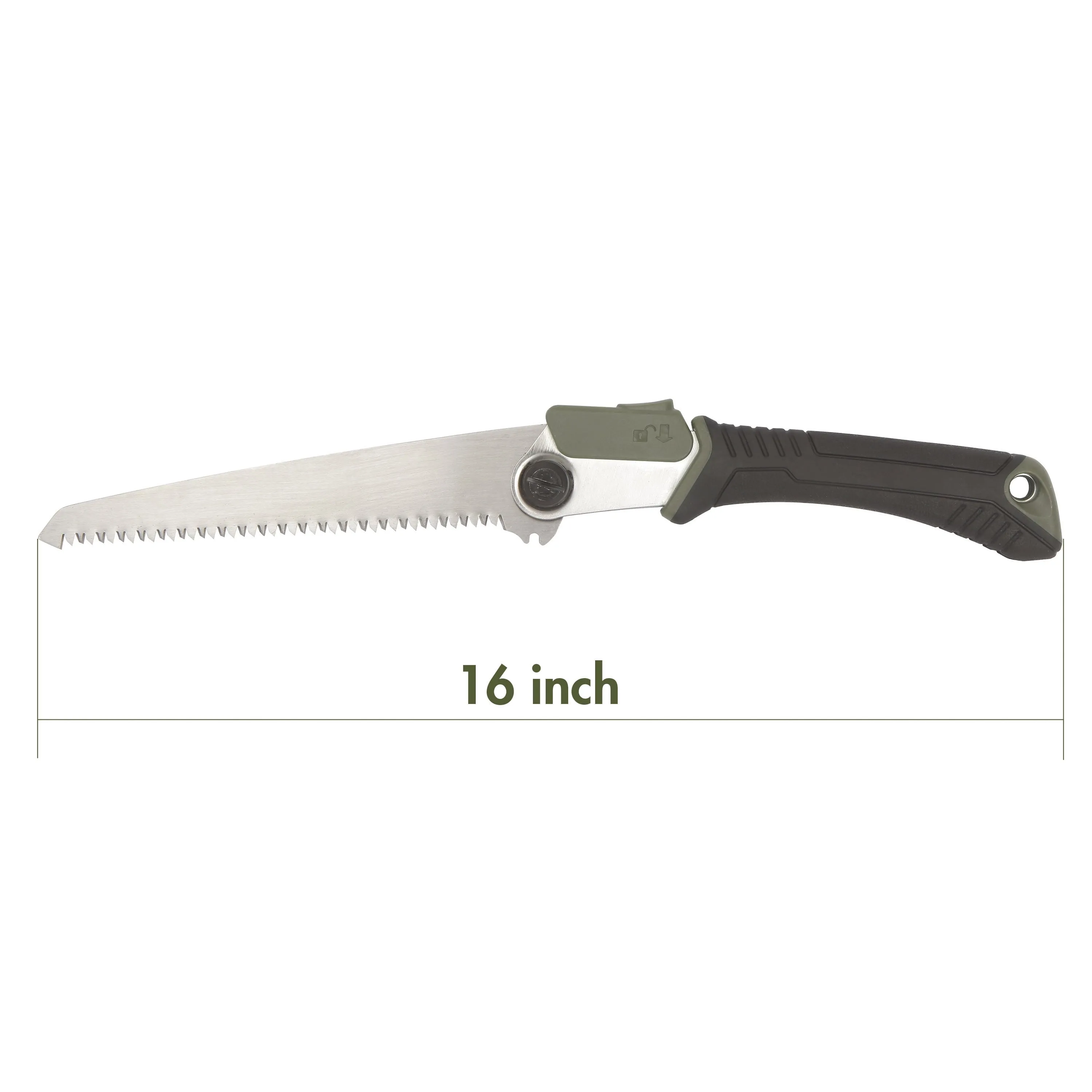 7-Inch Stainless Steel Folding Handsaw, Silver,