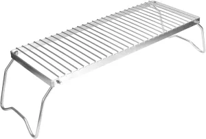 Ace Outdoor Survival Folding Campfire Grill Grate Grid Rack Stove Bracket Drain Stand Pot Rack for Grids Grates