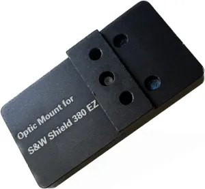 Ade Advanced Optics Delta Pro RD3-012 PRO Motion Awake, Multi Reticle Red Dot   Optic Mounting Plate for Smith Wesson SW MP 380 Shield EZ Pistol   Standard Picatinny Mounting Plate