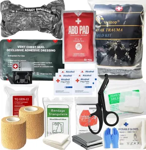 Advanced Trauma First Aid Kit | Bleeding Control | Vviitop
