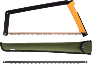AGAWA - BOREAL24 Tripper Kit - 24 Inch Folding Bow Saw, 24" Rugged Cordura Sheath, Additional 24" Aggressive Blade