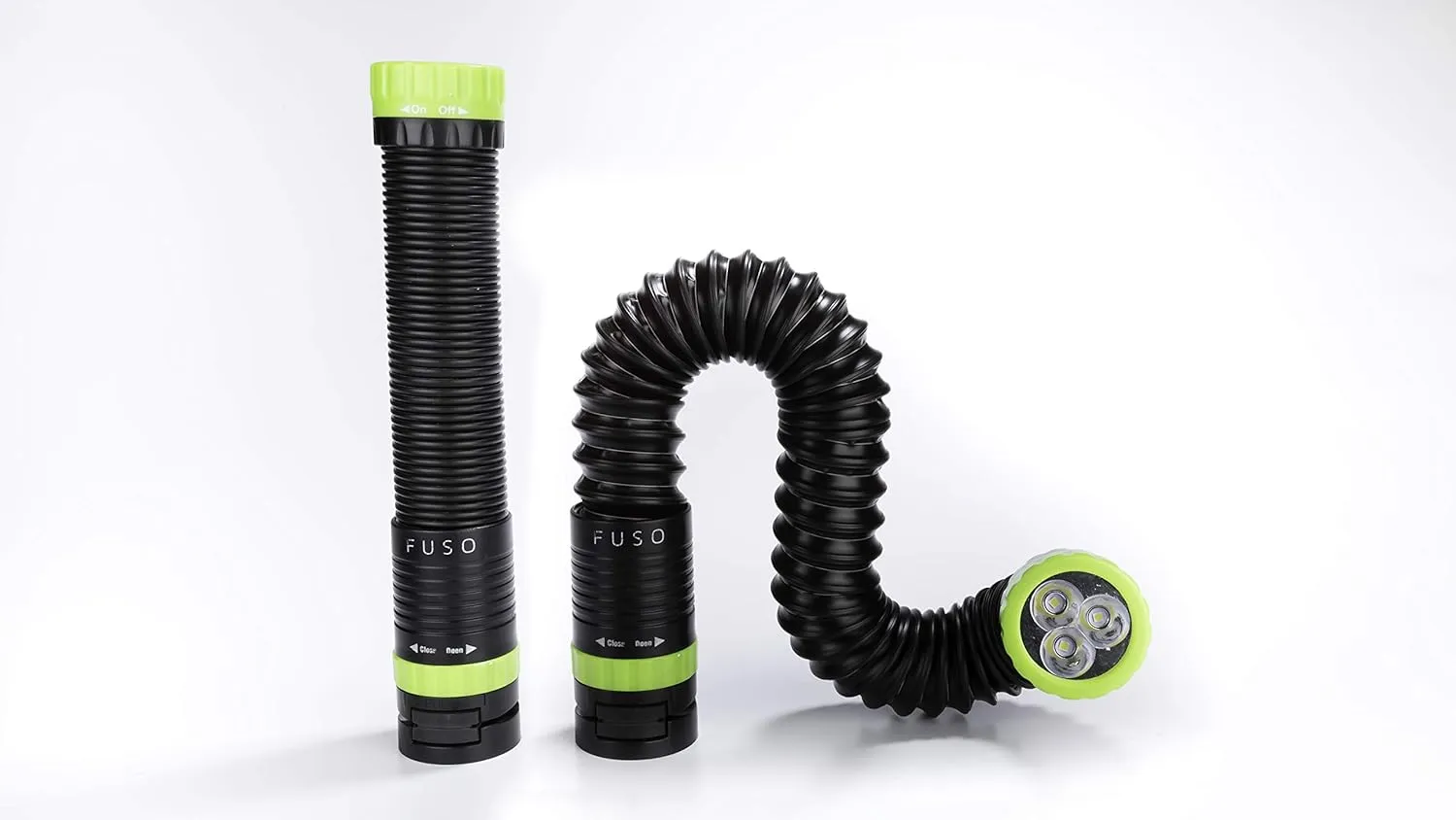All in One Flashlight - Green & Black, Battery Powered, Durable, Adjustable, Foldable, Magnetic, 110 Lumens, 6 Hours Run Time, 262 ft Beam