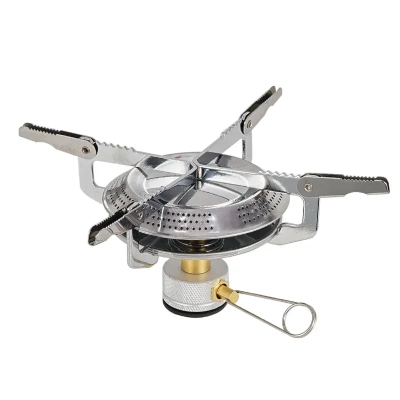 Alloy Camping Gas Stove Split Gas Burner With Blue Bag