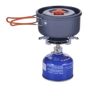 Alloy Camping Gas Stove Split Gas Burner With Blue Bag