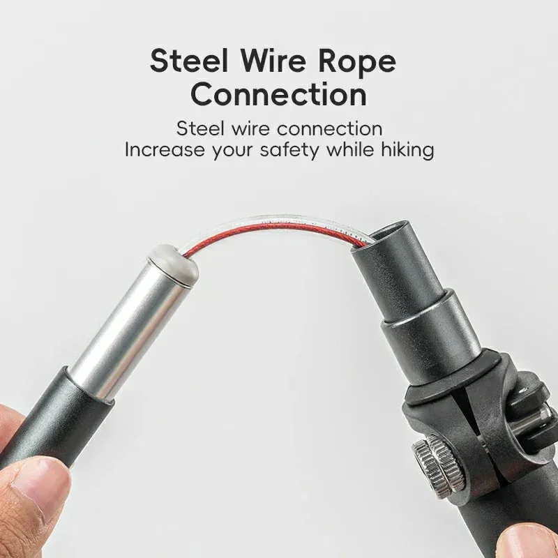 Aluminum Express international shipping Pole Grip Trekking Excellent customer service Height Foldable and Qunature Adjustable Lightweight with