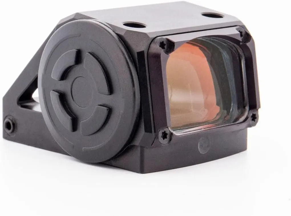 AMS - Advanced Mini Sight - RMS Footprint - Crystal Clear Lens -Enclosed Reflex Sight - Aluminum Housing - Manual & Auto Brightness - Patented Co-Witness Built in Rear Sight