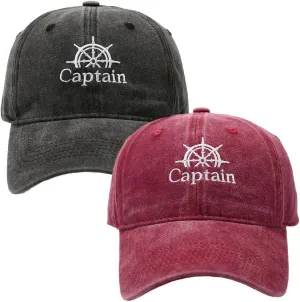 Anchor Embroidered Captain Hat Skipper Boating Baseball Caps Adjustable Nautical Yacht Navy Marine Sailor Trucker Hat