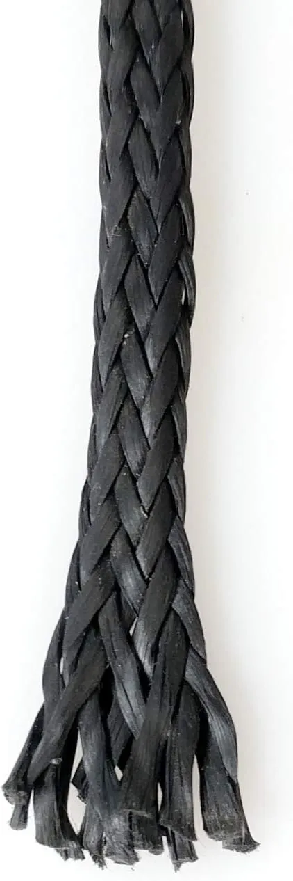 ASR Outdoor Technora 1200lb Composite Survival Cord Line - 25ft, Black