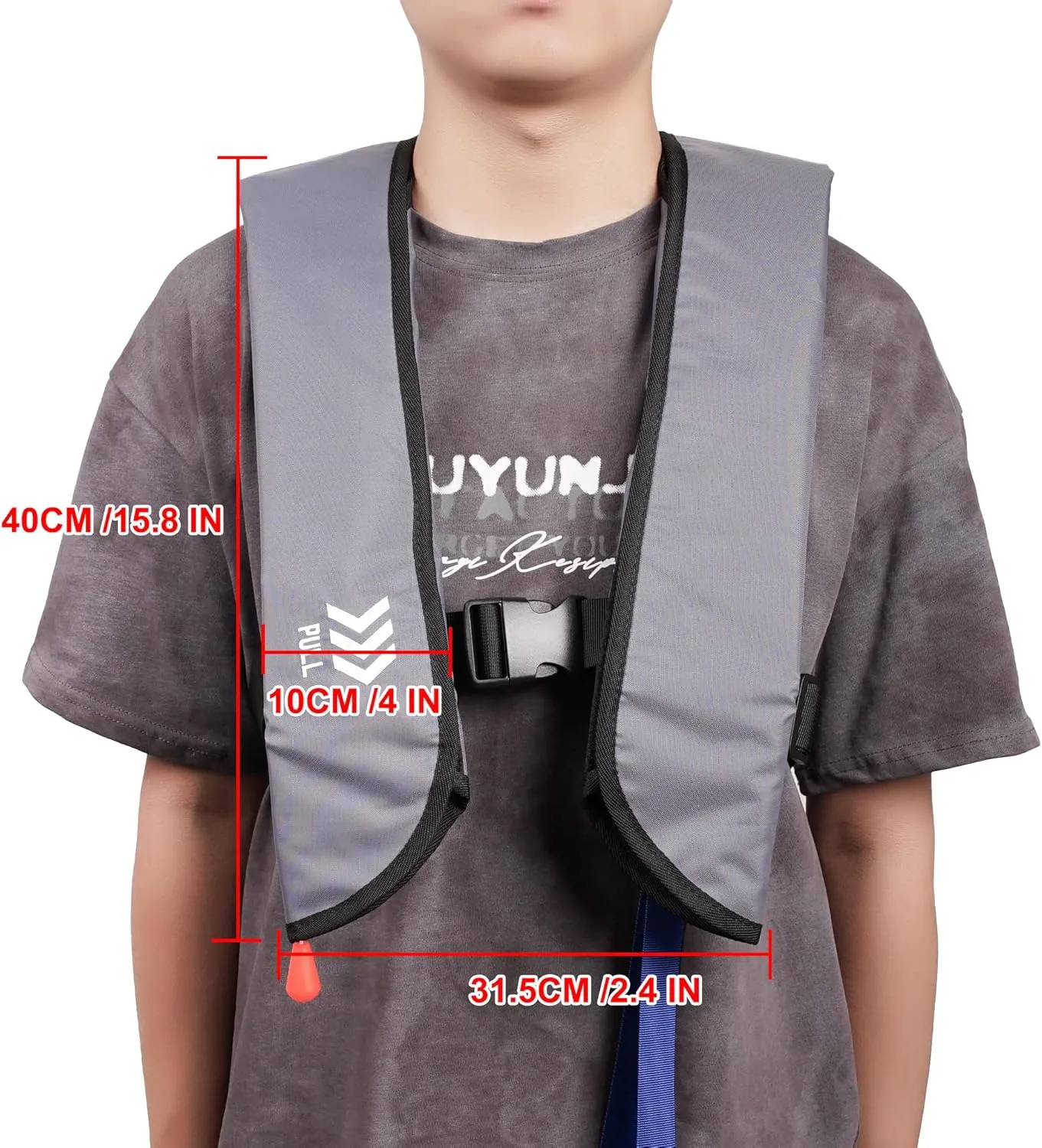 Automatic Inflatable Life Jacket, Emergency Water Safety Vest