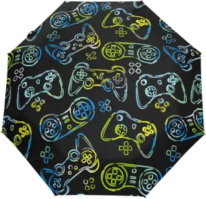 Automatic Umbrella One Touch Auto Open and Close Button Compact Travel Umbrella for Women Men Kid