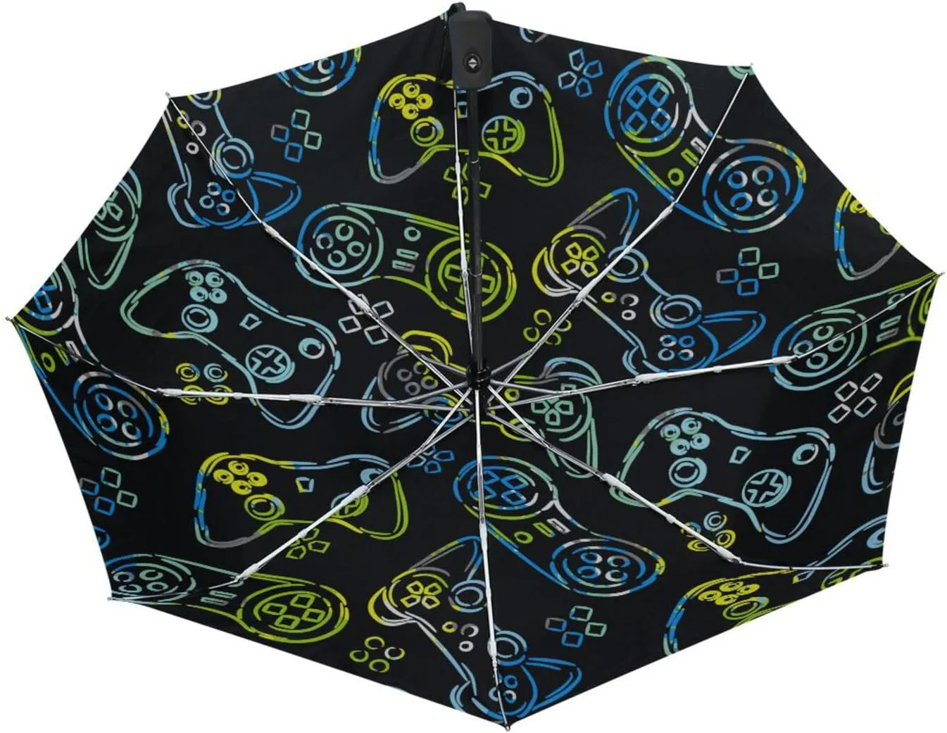 Automatic Umbrella One Touch Auto Open and Close Button Compact Travel Umbrella for Women Men Kid