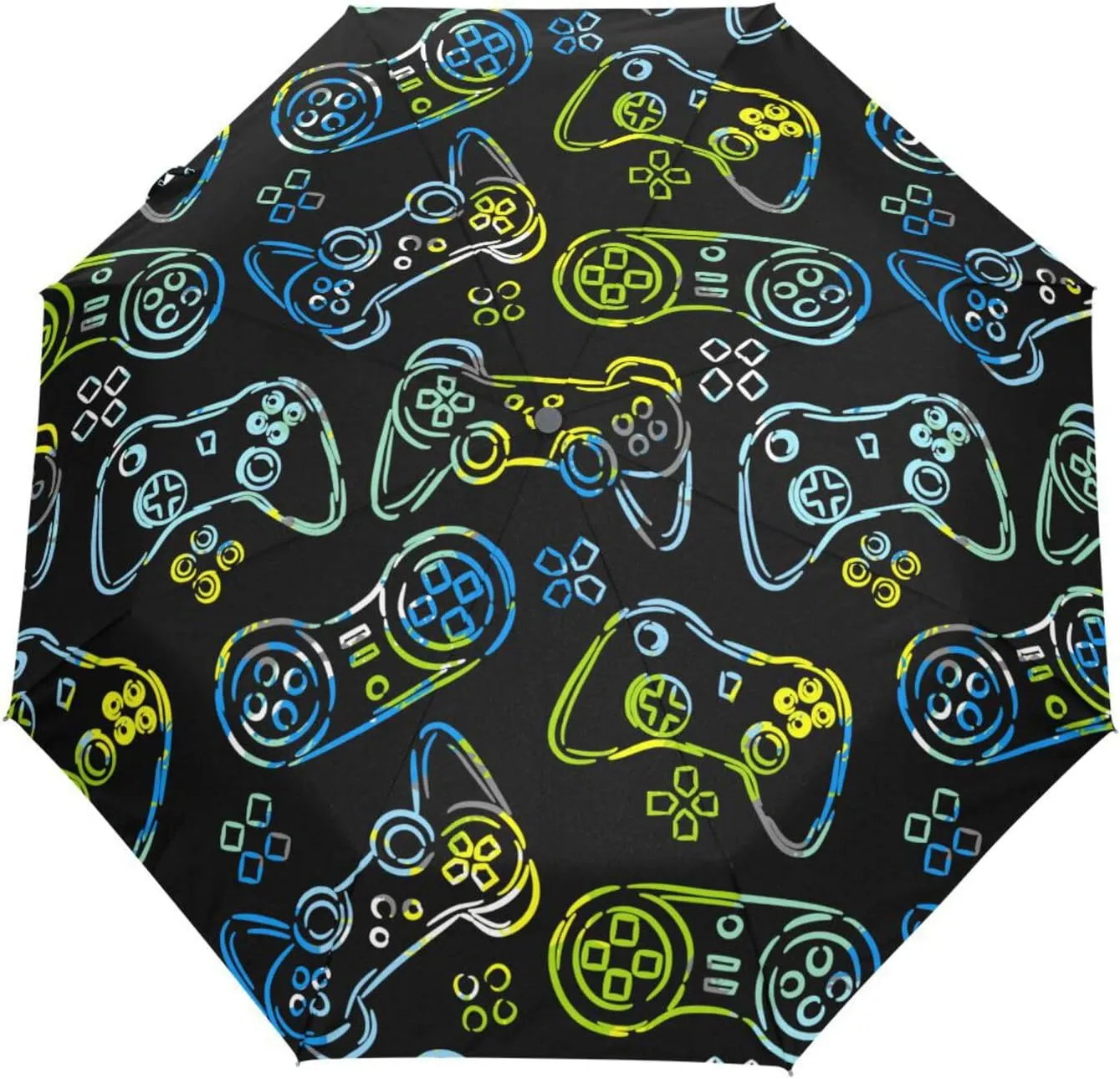 Automatic Umbrella One Touch Auto Open and Close Button Compact Travel Umbrella for Women Men Kid