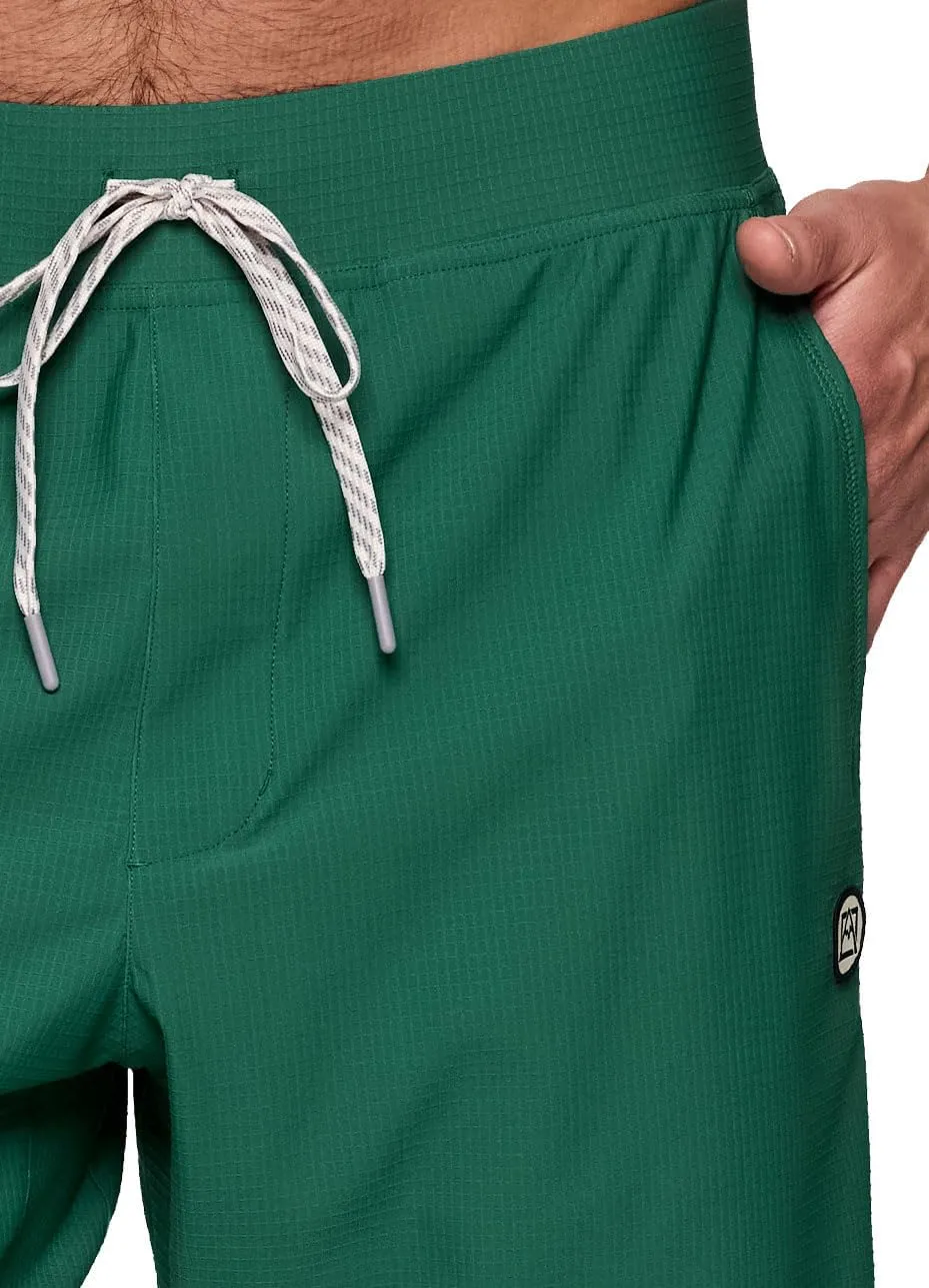 Avalanche Gym Shorts for Men, Breathable Stretch Jersey Quick Drying Workout Hiking Shorts with Pockets