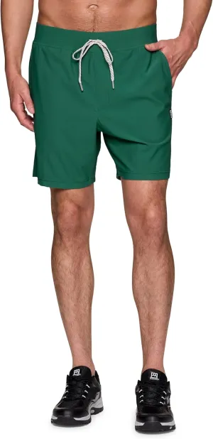 Avalanche Gym Shorts for Men, Breathable Stretch Jersey Quick Drying Workout Hiking Shorts with Pockets