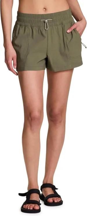 Avalanche Women's Casual Walking/Hiking Short, Breathable Stretch Twill Bungee Cord Waist Quick Drying Shorts