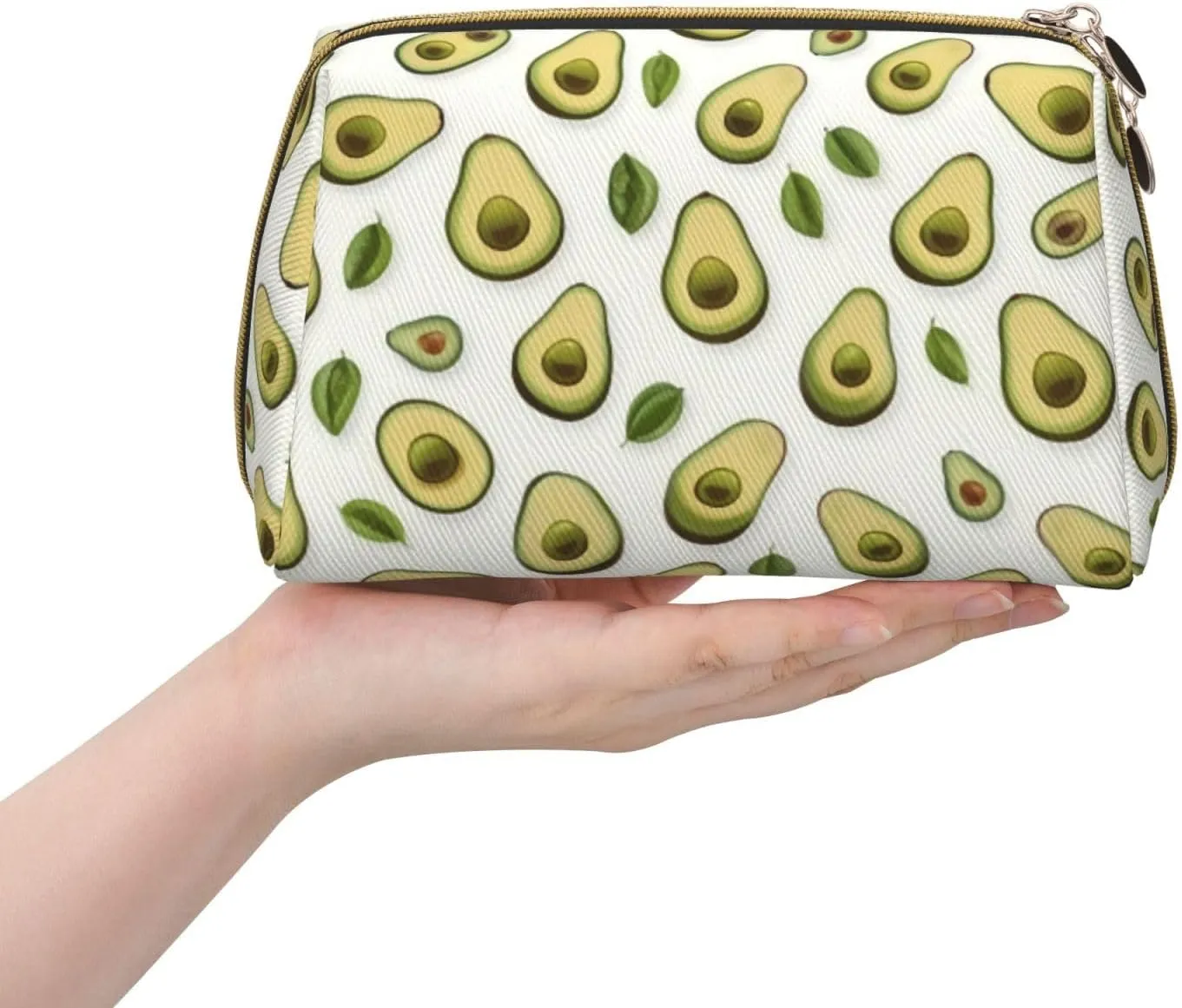 Avocado Toiletry Pouch, Travel-Friendly Makeup Organizer For Makeup Brushes, Lipsticks