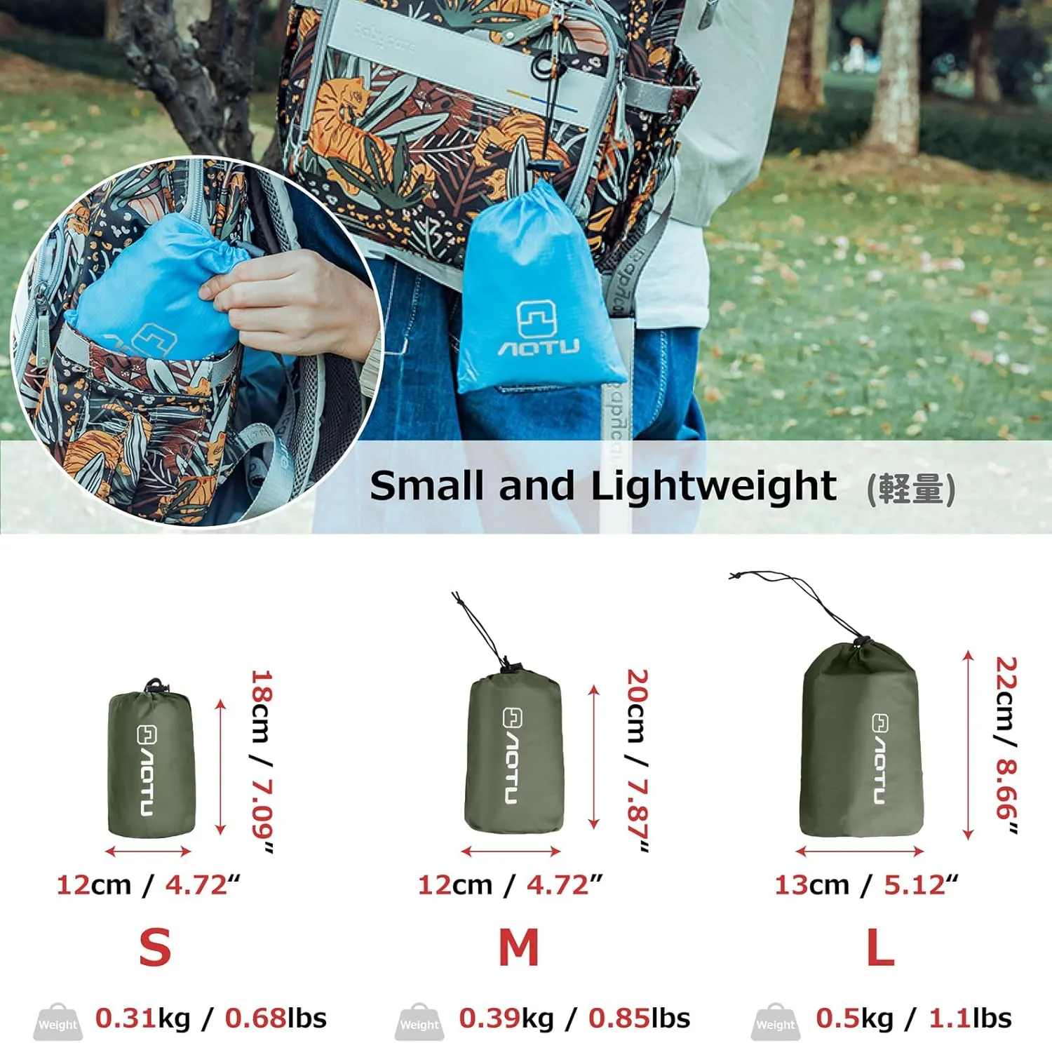 Azarxis Waterproof Camping Tent Tarp Hammock Rain Fly Footprint Ground Cloth Shelter Sunshade Beach Picnic Blanket Mat for Outdoor Camping Park Lawn