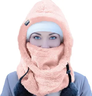 Balaclava Cold Weather Winter Fleece Ski Snowboard Mask Hood Face Mask Scarf Neck Warmer Cover Helmet for Outdoor Activities