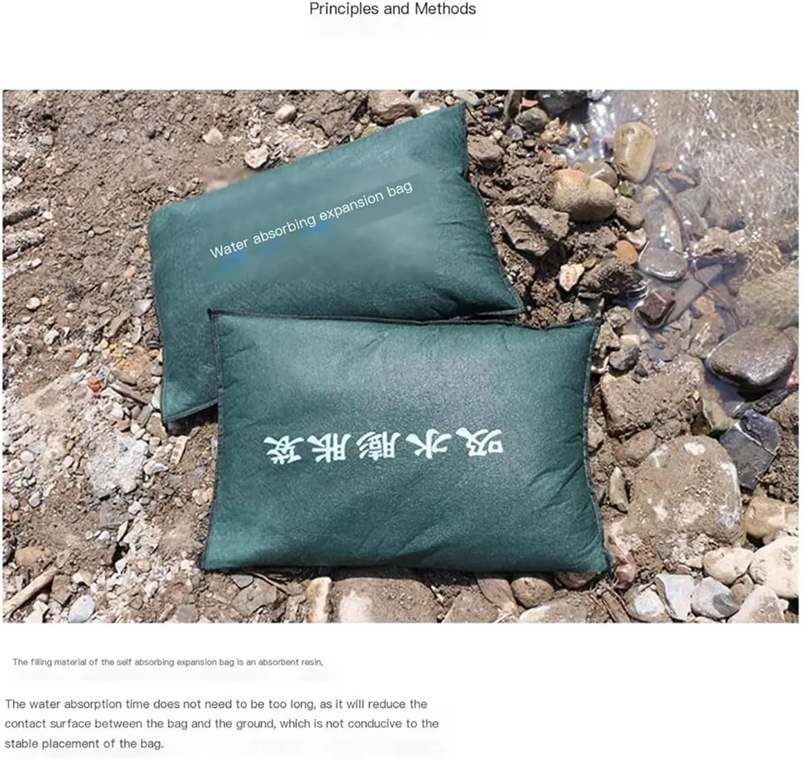 Barrier Flood, 10pcs Sandless, Self-Absorbent Sandbag for Flood Control Waterproof Sandbags for Flood Reusable Flood Protection Barrier Sandbag