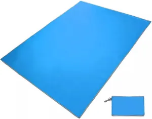 Beach Blankets Waterproof Beach Mat Portable Picnic Camping Tent Mat Ultralight Sandproof Pocket Beach Blanket