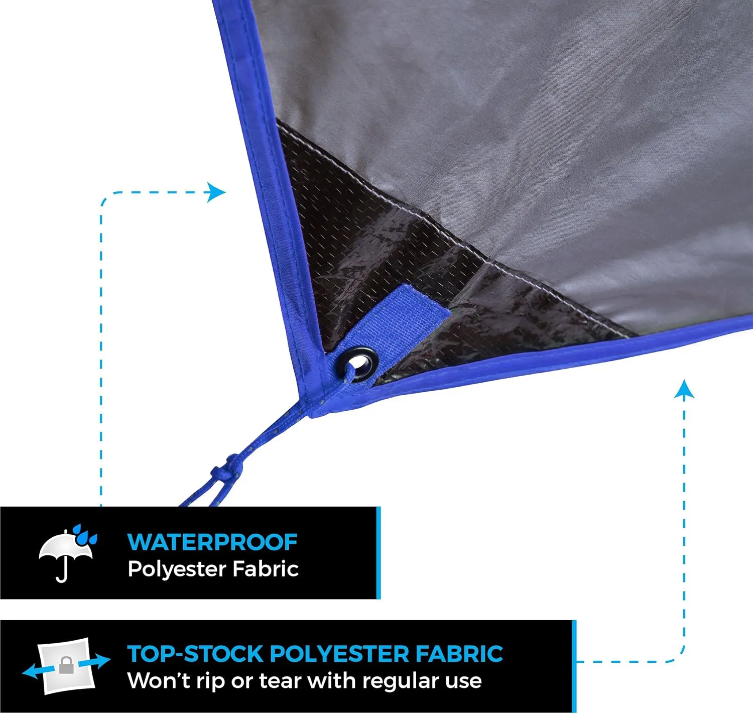 Bear Butt Hammock Rain Fly & Camping Tarp - 11 x 9 ft Ultralight Waterproof Tarp for Hammock & Tent Camping - Easy to Set Up