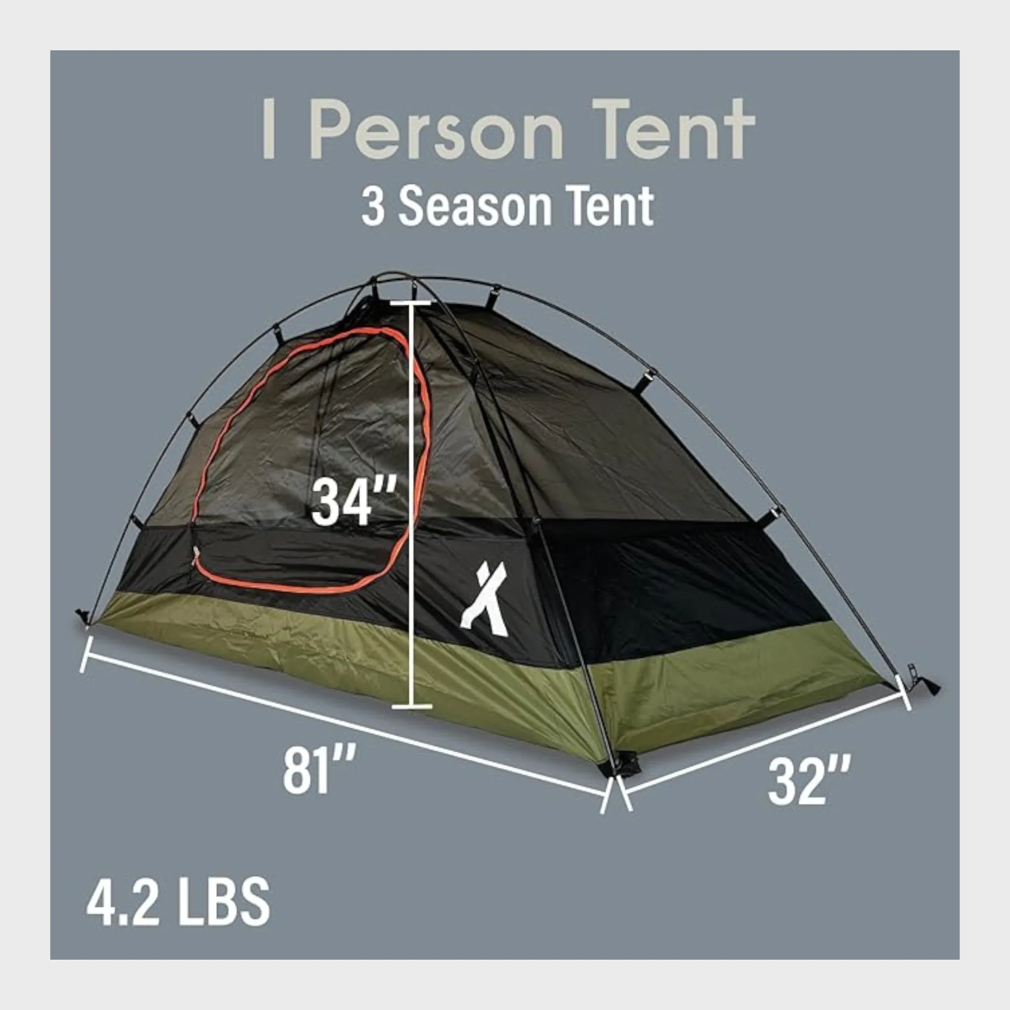 Bear Grylls One Person Camping Tent