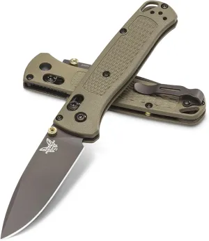Benchmade - Bugout 535 EDC Knife with Ranger Green Grivory Handle (535GRY-1)