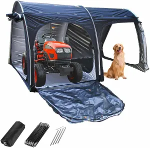 Bicycle Tent with Ventilation Mesh Bike Shed with 210D Oxford Fabric PU4000 Waterproof Small Outdoor Shed Bike Tent