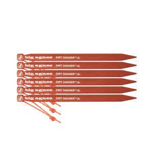 Big Agnes Dirt Dagger UL 6.75" Tent Pegs Pack of 6