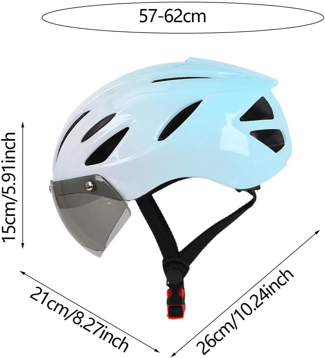 Bike Helmet Bicycle Helmet Ventilation Removable Padded Portable with Windscreen Hat for Outdoor Sports Mountain Bike Cycling
